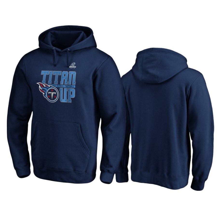 mens titans navy 2019 nfl playoffs hometown checkdown pullover hoodie