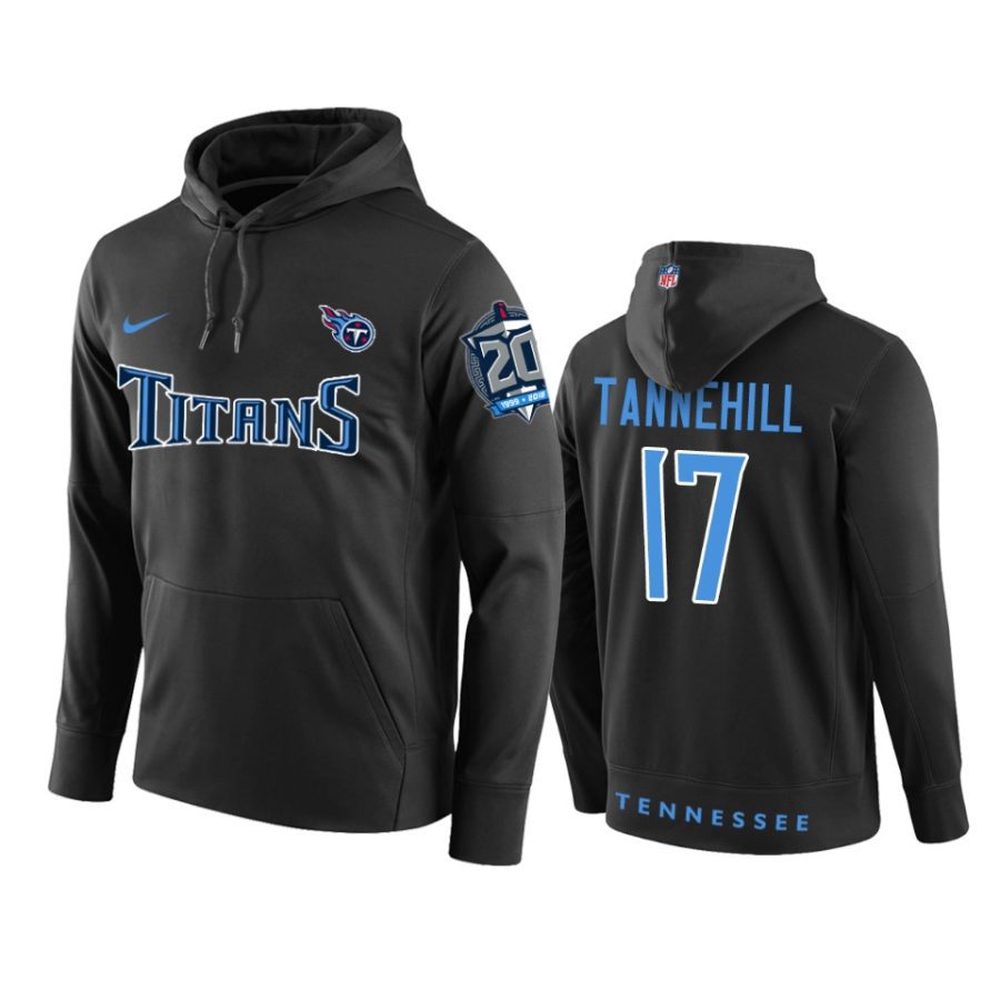 mens titans ryan tannehill black circuit wordmark hoodie