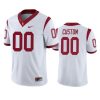 mens usc trojans custom white game jersey