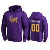 mens vikings custom purple 2019 nfl playoffs hometown checkdown pullover hoodie