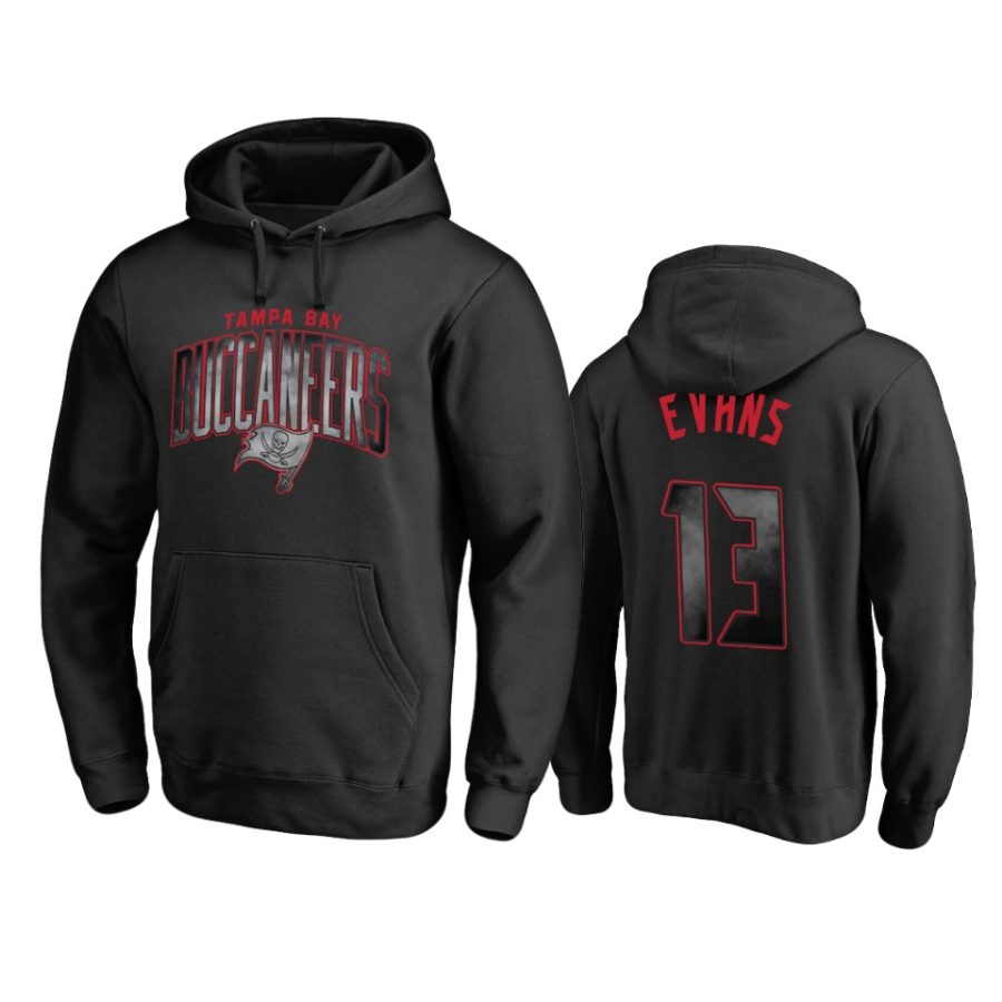 mike evans buccaneers black arch smoke hoodie