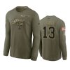 mike evans buccaneers olive 2021 salute to service performance long sleeve t shirt