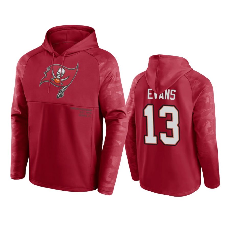 mike evans buccaneers red shade defender hoodie