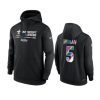 new orleans saints mark ingram black 2022 nfl crucial catch therma hoodie