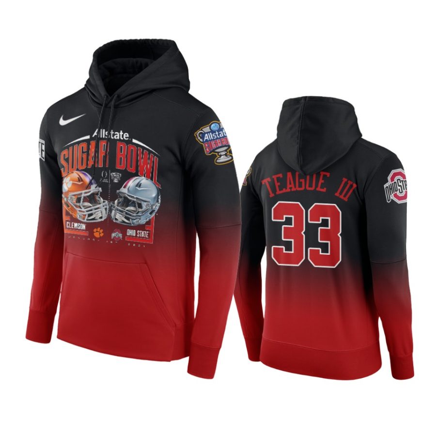 ohio state buckeyes master teague iii 2021 sugar bowl red hoodie