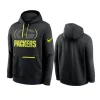 packers black volt pullover hoodie