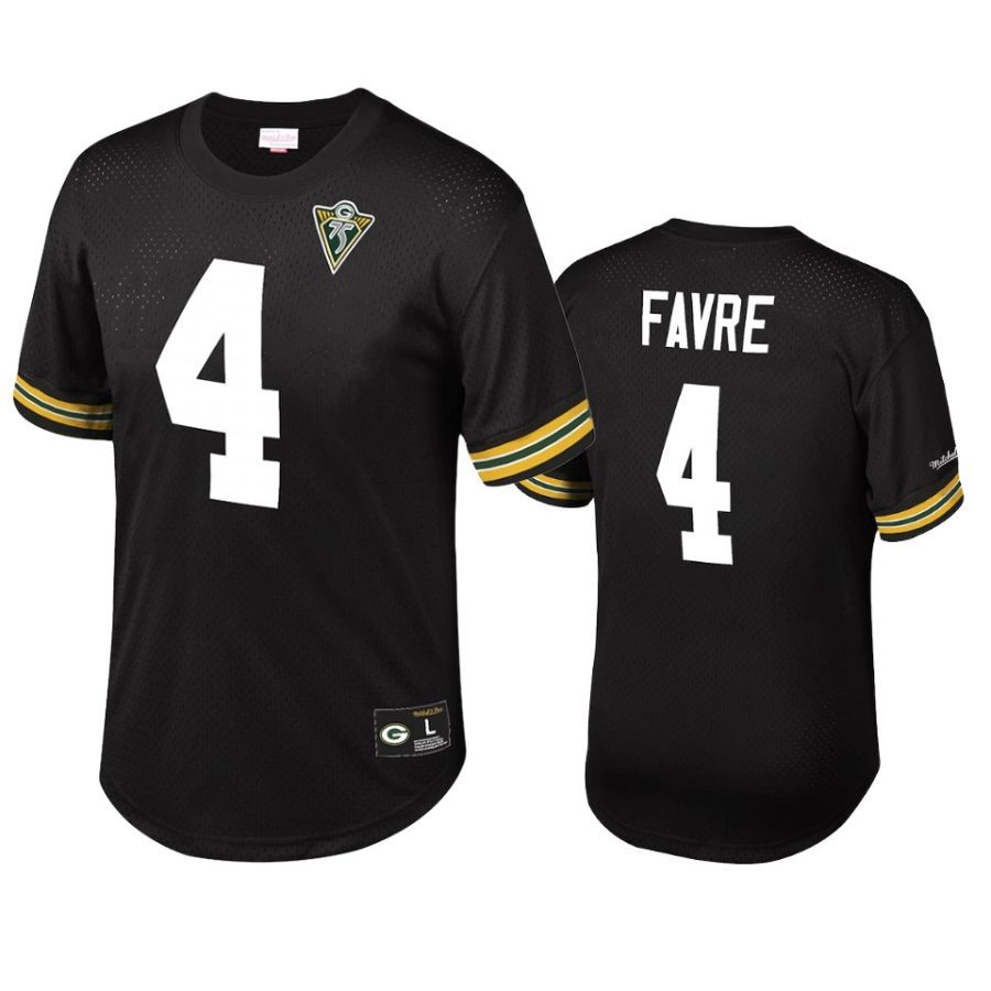 packers brett favre black retired player name number t shirt