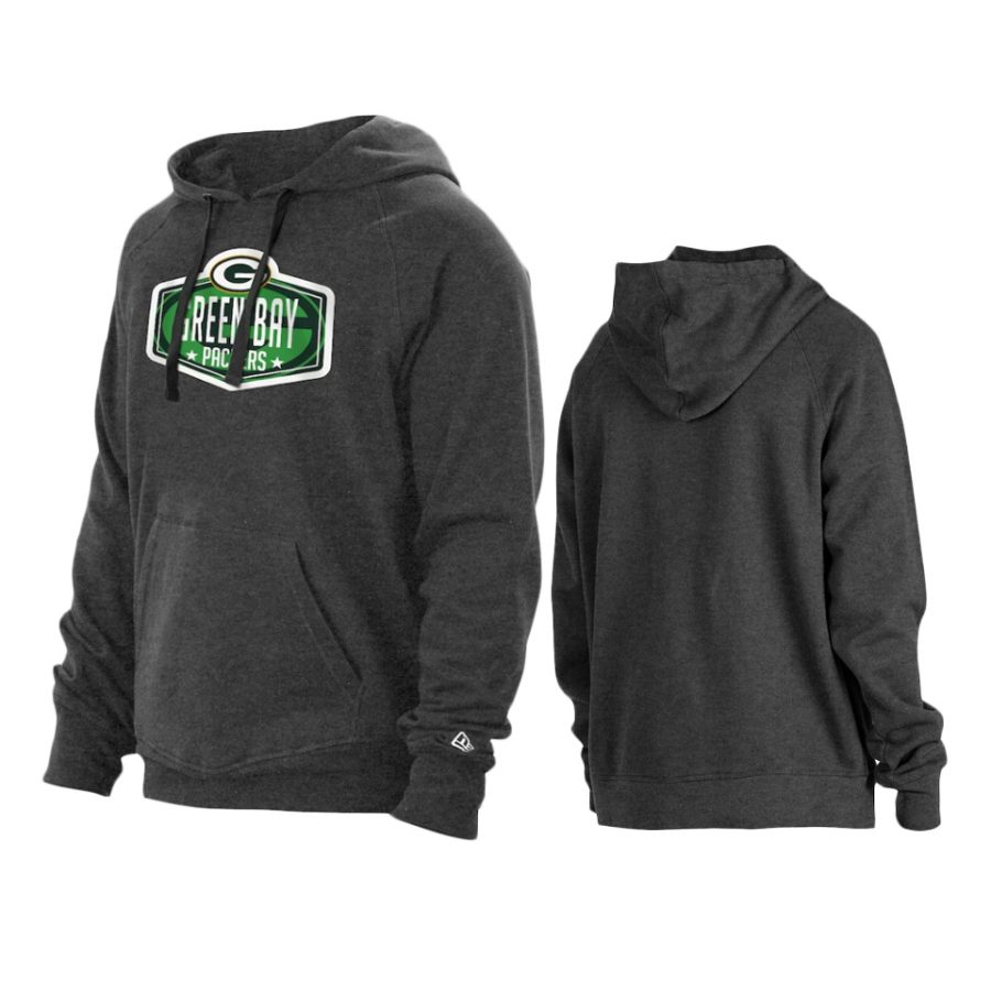 packers charcoal 2021 nfl draft hook hoodie