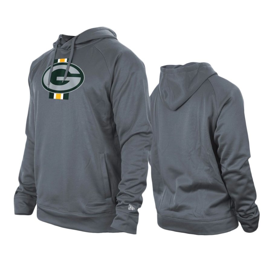 packers gray training camp raglan hoodie