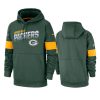 packers green 100th season sideline team logo hoodie