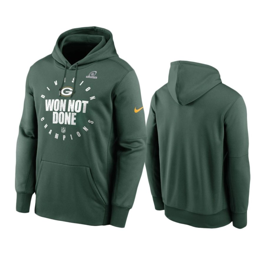 packers green 2020 nfc north division champions trophy hoodie