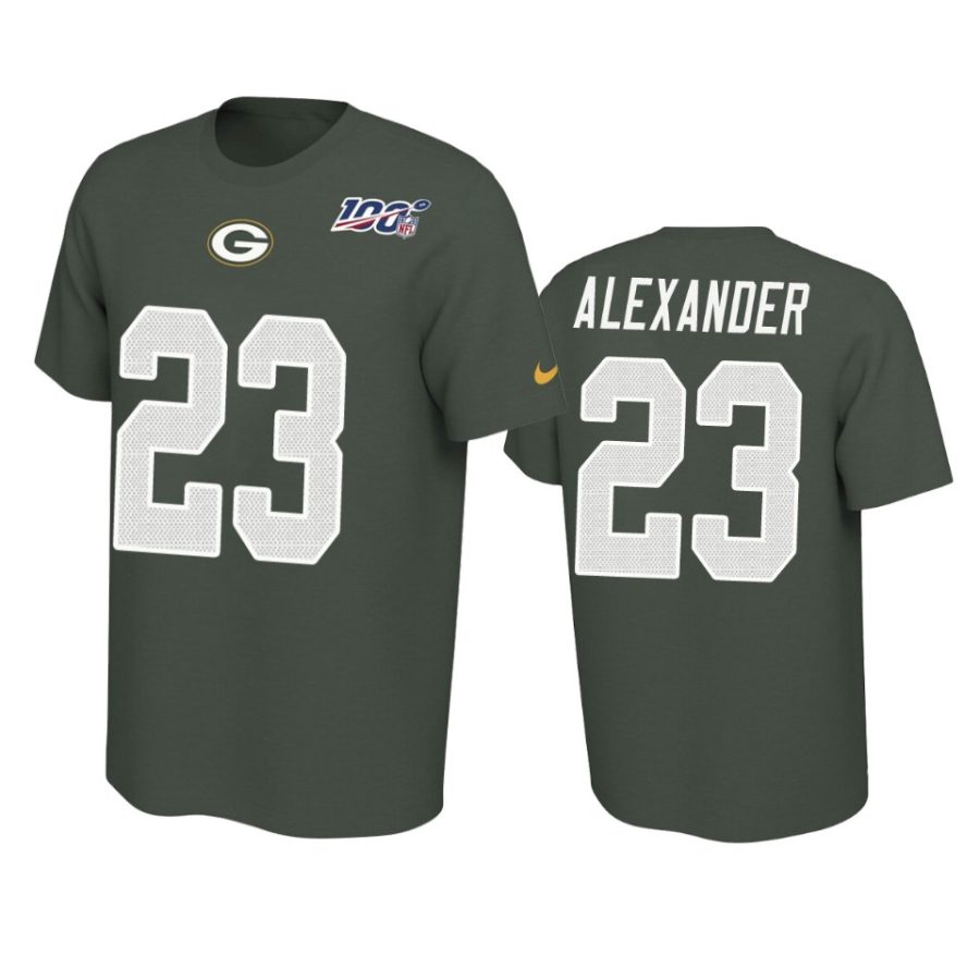 packers jaire alexander green player pride 100th season tee