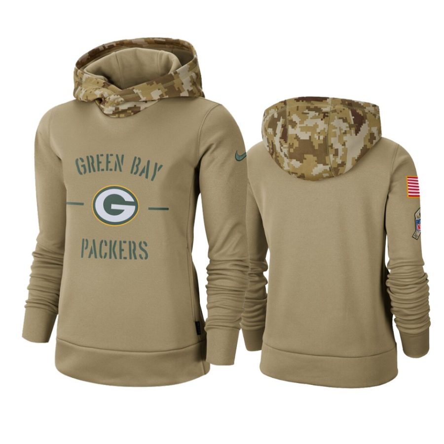 packers khaki 2019 salute to service pullover hoodie
