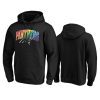 panthers black pride logo pullover hoodie