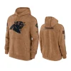 panthers brown 2023 salute to service club hoodie