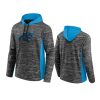 panthers charcoal blue instant replay pullover hoodie