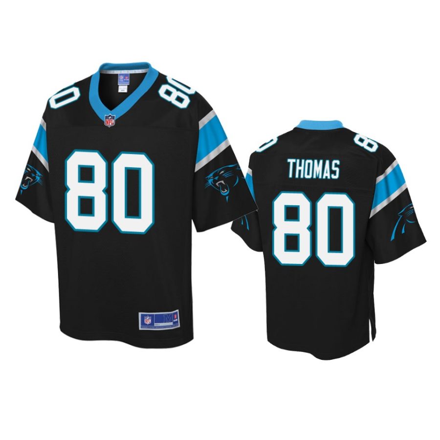 panthers ian thomas black pro line jersey