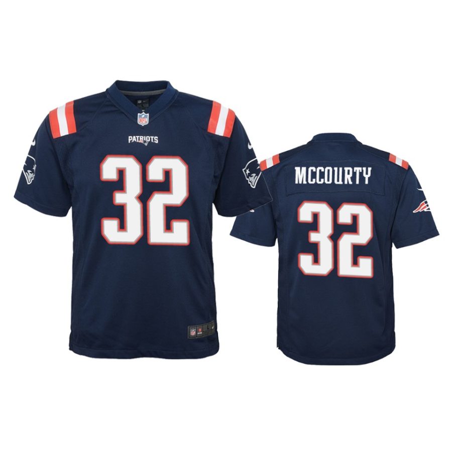 patriots 32 devin mccourty youth navy color rush jersey