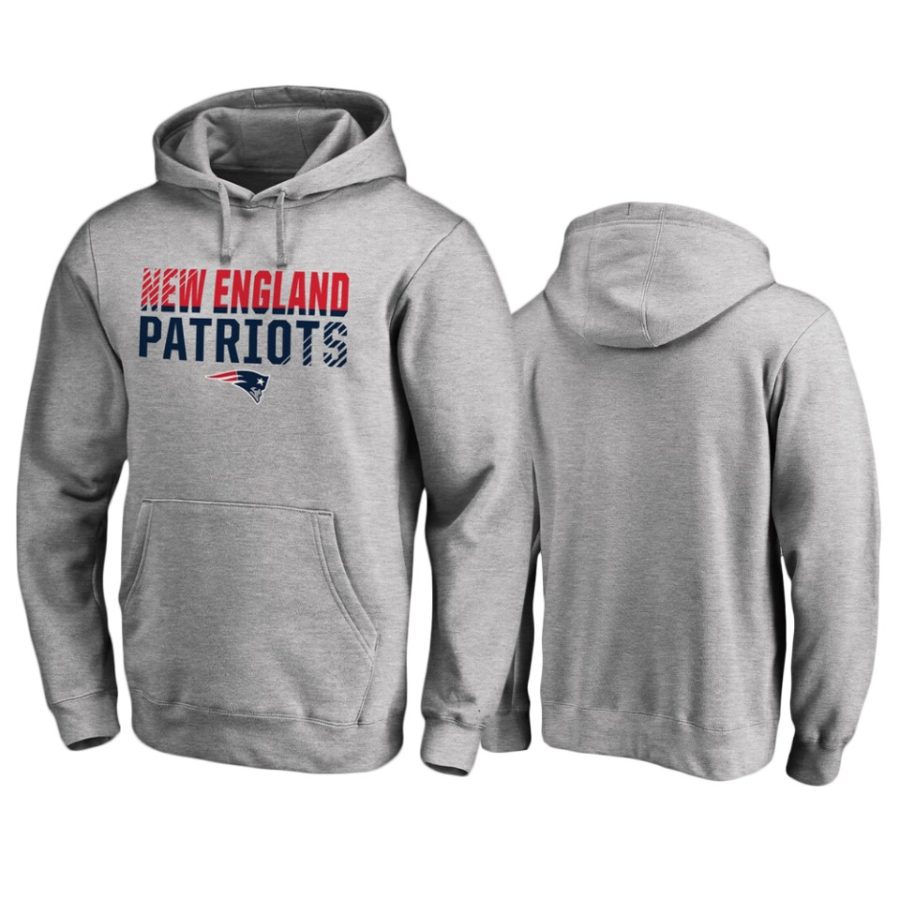 patriots ash iconic fade out hoodie