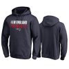 patriots navy iconic fade out hoodie