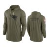 patriots olive 2022 salute to service tonal pullover hoodie