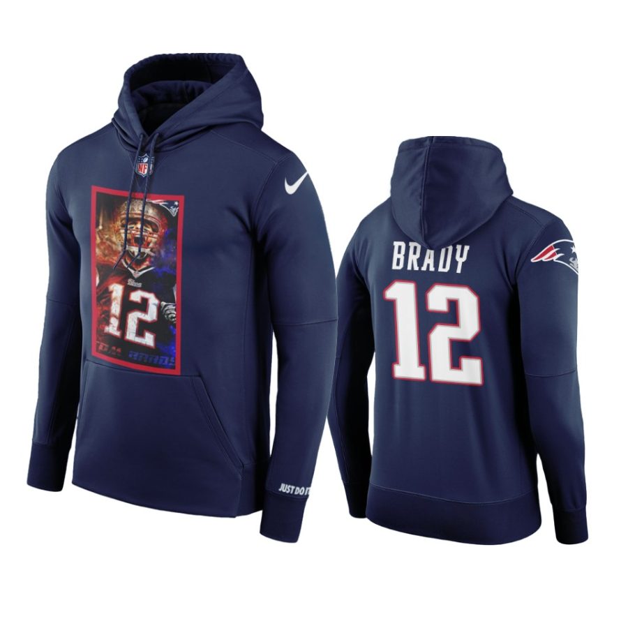 patriots tom brady navy legend hoodie