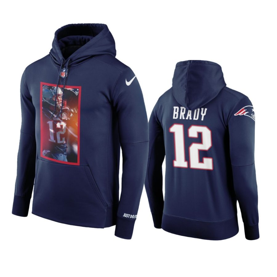 patriots tom brady navy qb hoodie