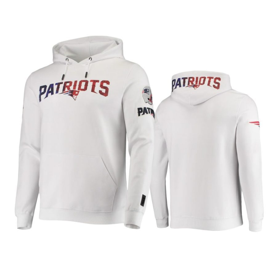 patriots white americana pro standard hoodie