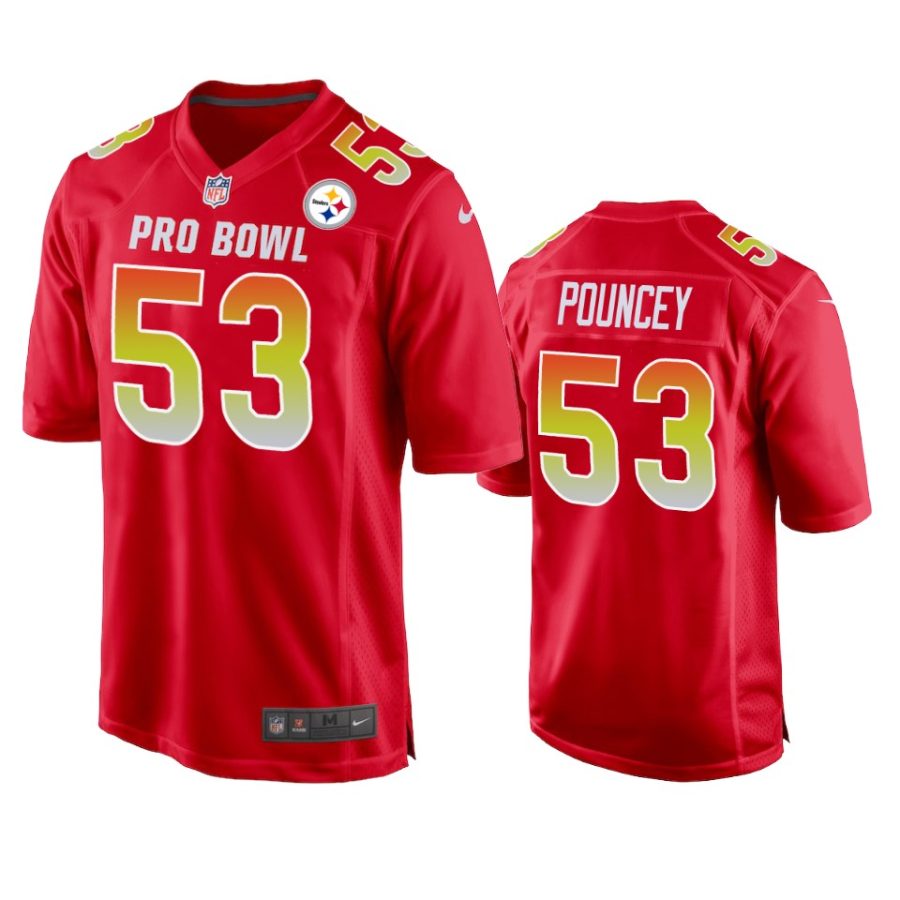 pittsburgh steelers 53 maurkice pouncey 2019 pro bowl jersey