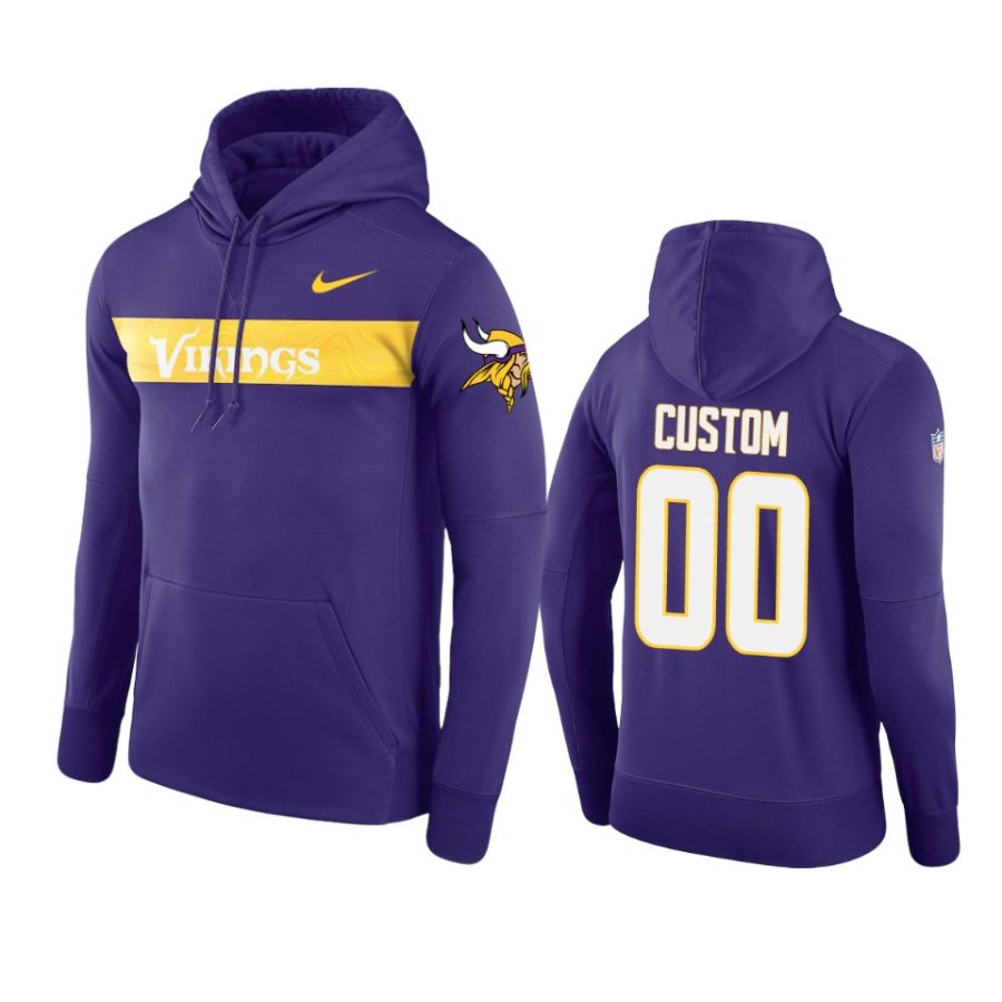 purple custom sideline team hoodie