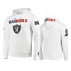 raiders white americana hoodie