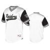 raiders white black top prospect mesh t shirt