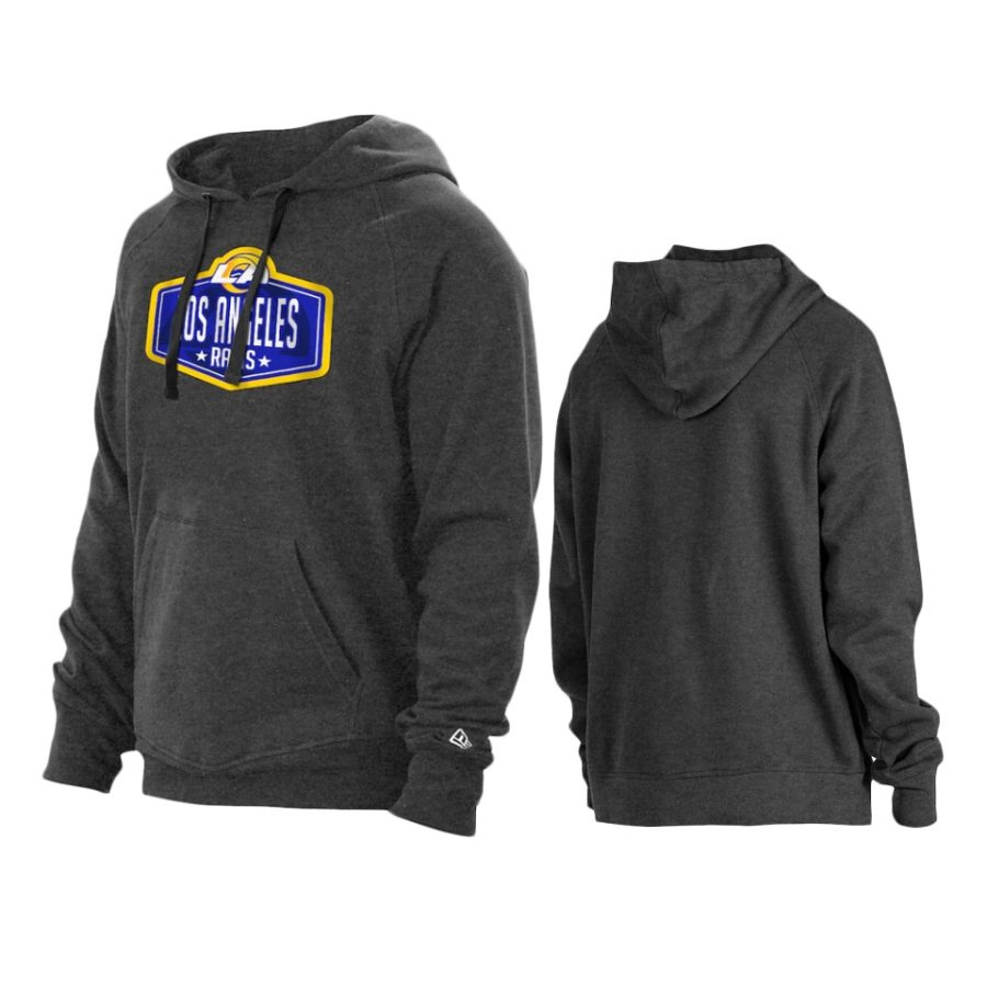 rams charcoal 2021 nfl draft hook hoodie