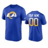 rams custom royal legend performance logo t shirt