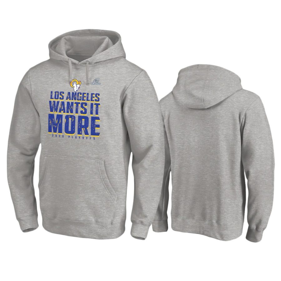 rams gray 2020 nfl playoffs shift hoodie