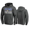 rams heather charcoal stronger together hoodie