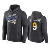 rams matthew stafford charcoal 2021 nfl playoffs hoodie