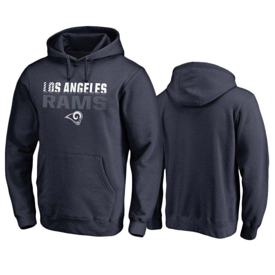 rams navy iconic fade out hoodie