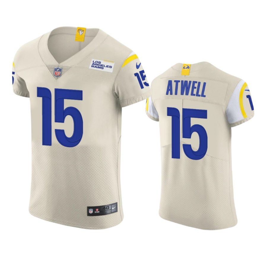 rams tutu atwell cream vapor elite jersey