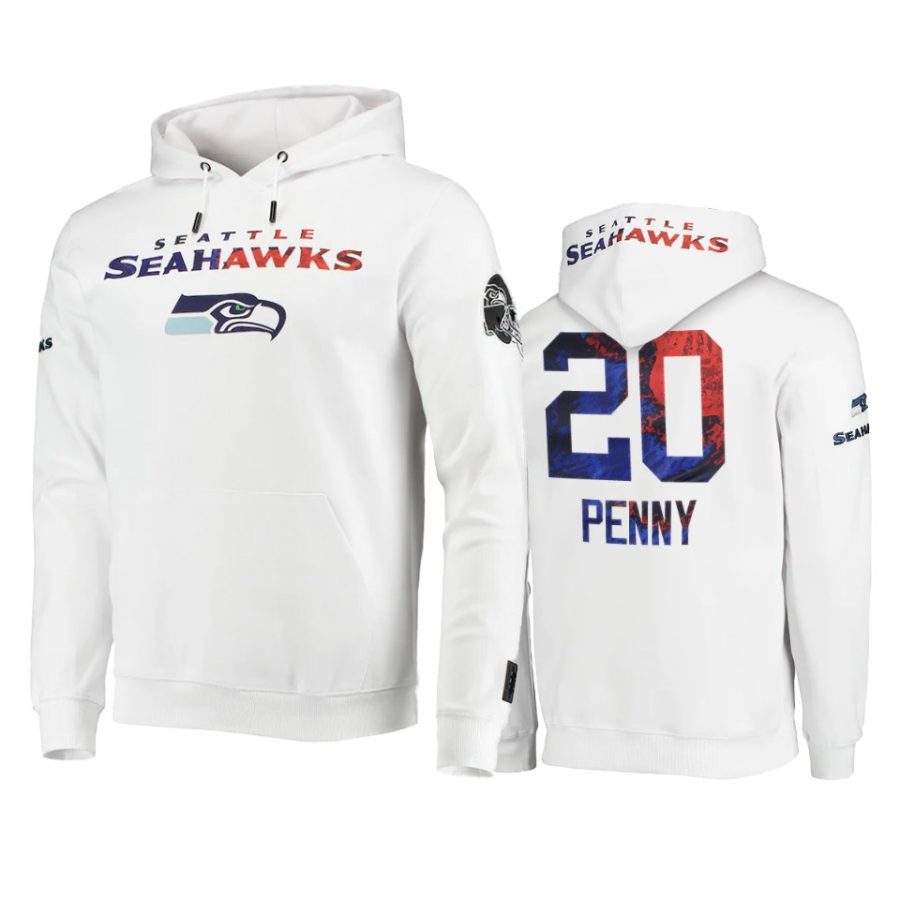 rashaad penny seahawks white americana hoodie