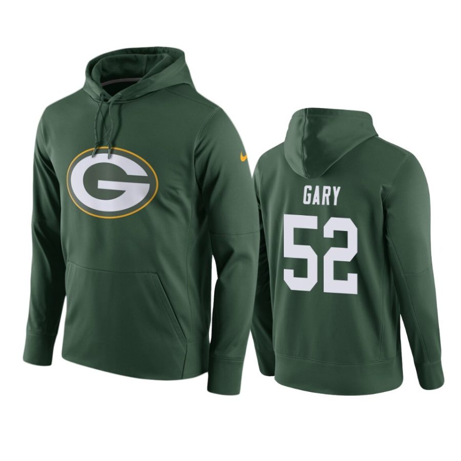 rashan gary packers green circuit logo hoodie