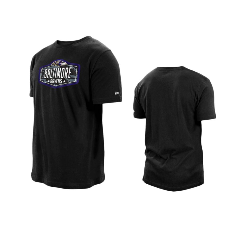 ravens black 2021 nfl draft hook t shirt