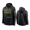 ravens black volt pullover hoodie