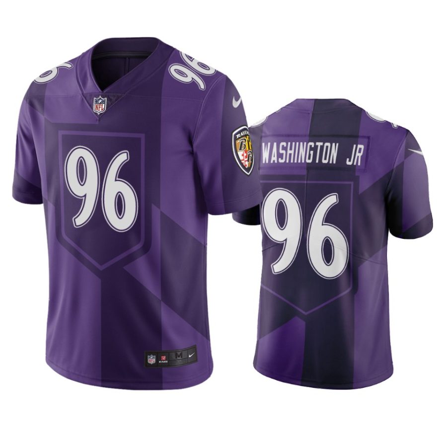 ravens broderick washington jr. purple city edition jersey