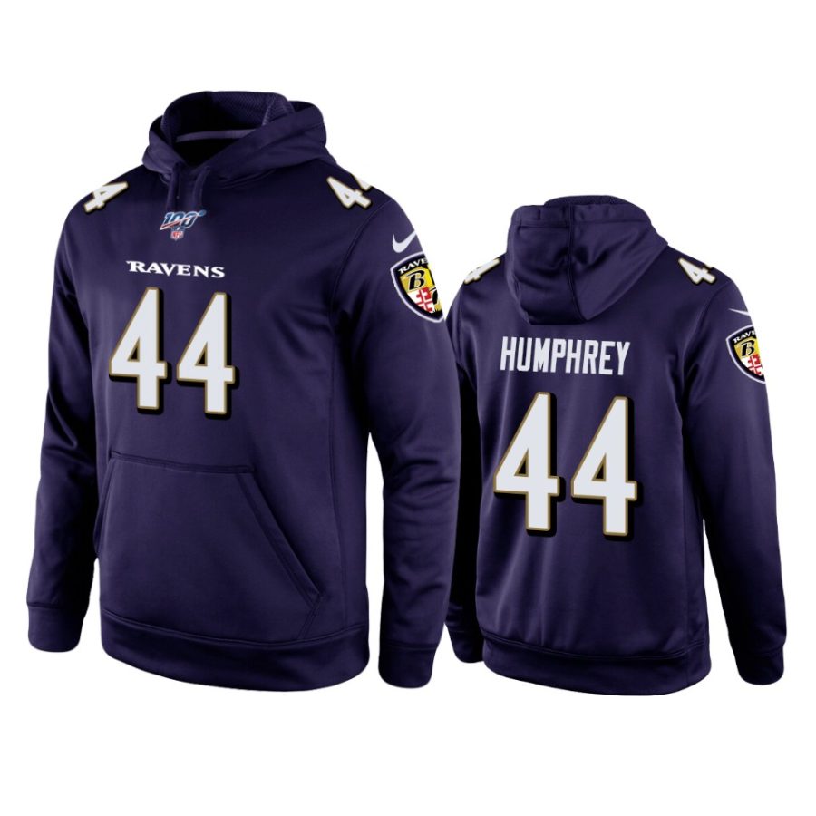 ravens marlon humphrey purple game 100th season hoodie