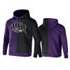 ravens purple staple split logo hoodie