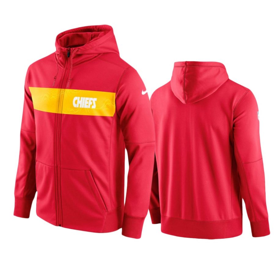 red team sideline full zip hoodie