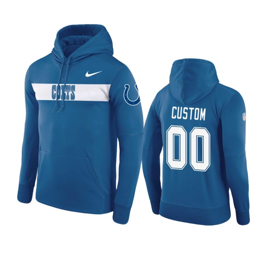 royal custom sideline team hoodie