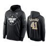 saints alvin kamara black 2020 nfc south division champions hoodie