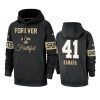 saints alvin kamara black team logo forever faithful hoodie